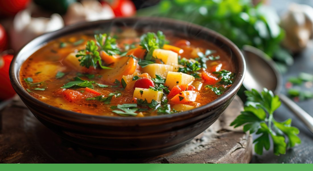 Diabetic-Friendly Roasted Vegetable Soup
