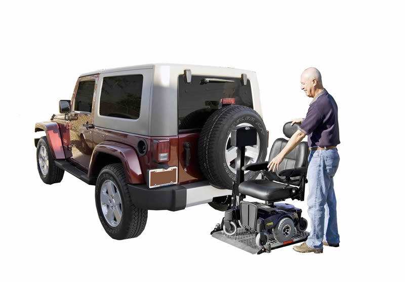 Electric Wheelchair Lifts Universal Power Chair Lift Aluminum Platform
