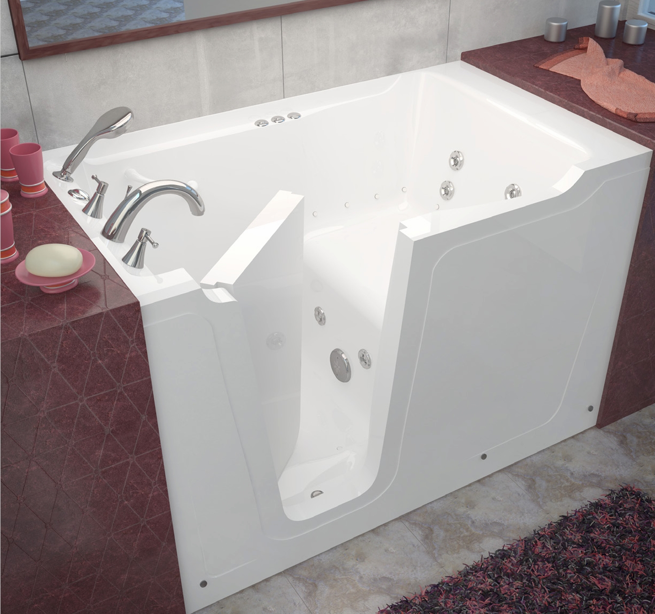 Walk In Tubs & Bathtub Conversion Kits AmeriGlide Accessibiility