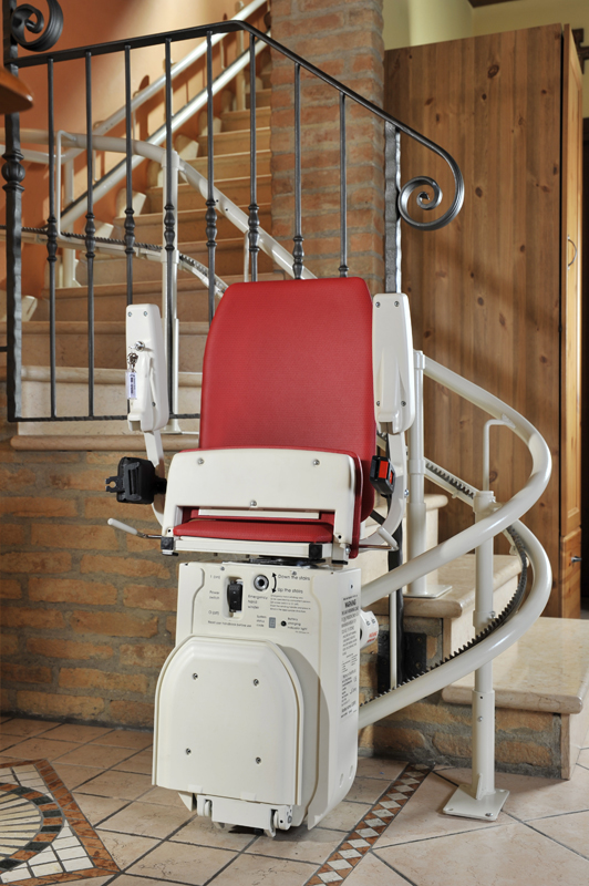 Ameriglide Platinum Hd Stair Lift Curved Stairlifts