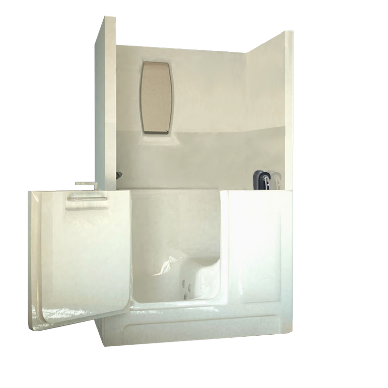 Walk In Tubs & Bathtub Conversion Kits | AmeriGlide Accessibiility  Sanctuary Medium Shower Enclosure Walk In Tub