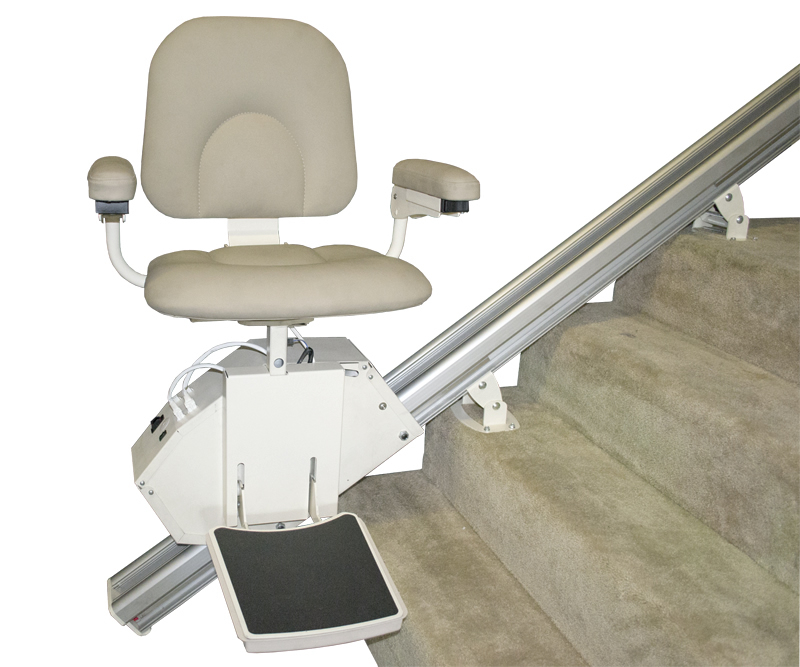 AmeriGlide Rave Stair Lift with Folding Rail