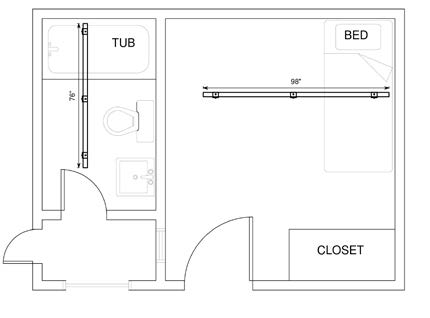 Two Track Ceiling Mount Lift System