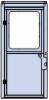 Lower Door Small - ROUGH OPENING HEIGHT: 85"-109" / WIDTH: 42" & Fascia 24"x41"