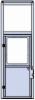 Lower Door Large - ROUGH OPENING HEIGHT: 133"-157" / WIDTH: 42" & Fascia 48"x41"