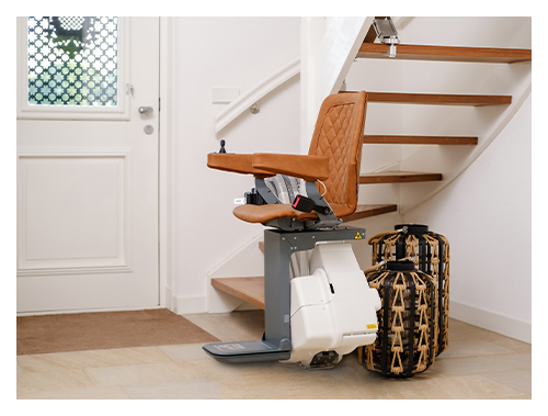 Slide: UP Stair Lift in a home