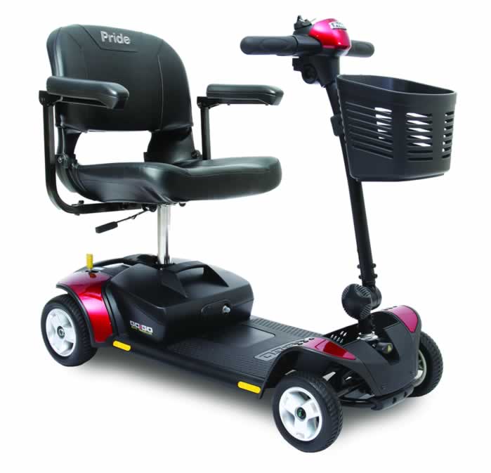 Pride Go-Go Elite Traveller - 4 Wheel Travel Scooter