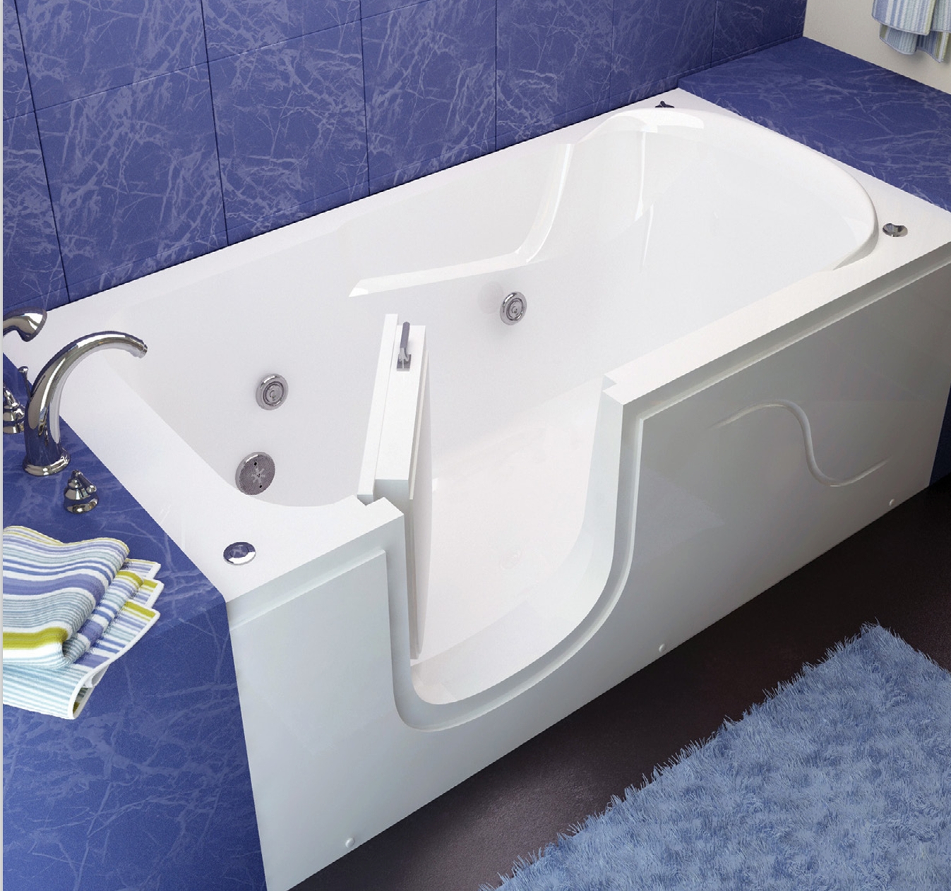 Sanctuary Full Bather Step-In Tub, 3060 Large